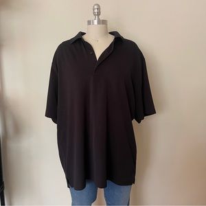 Greg Norman Black Performance Polo